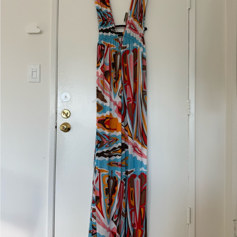 Emilio Pucci Multicolor Romper Dress